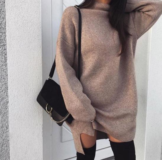 Casual Oversize Kintted Dress